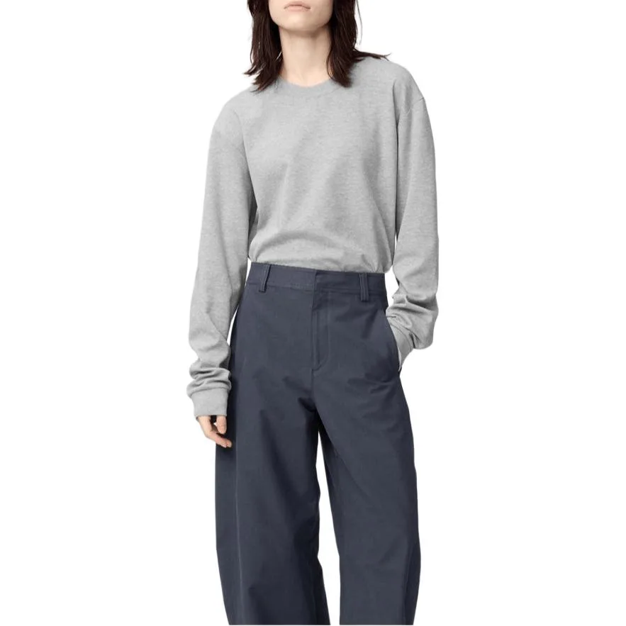UNIQLO Футболка мужская белая с круглым вырезом — фото 3