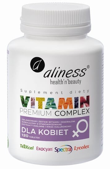 

Витаминный комплекс Aliness, Premium для женщин - 120 таблеток