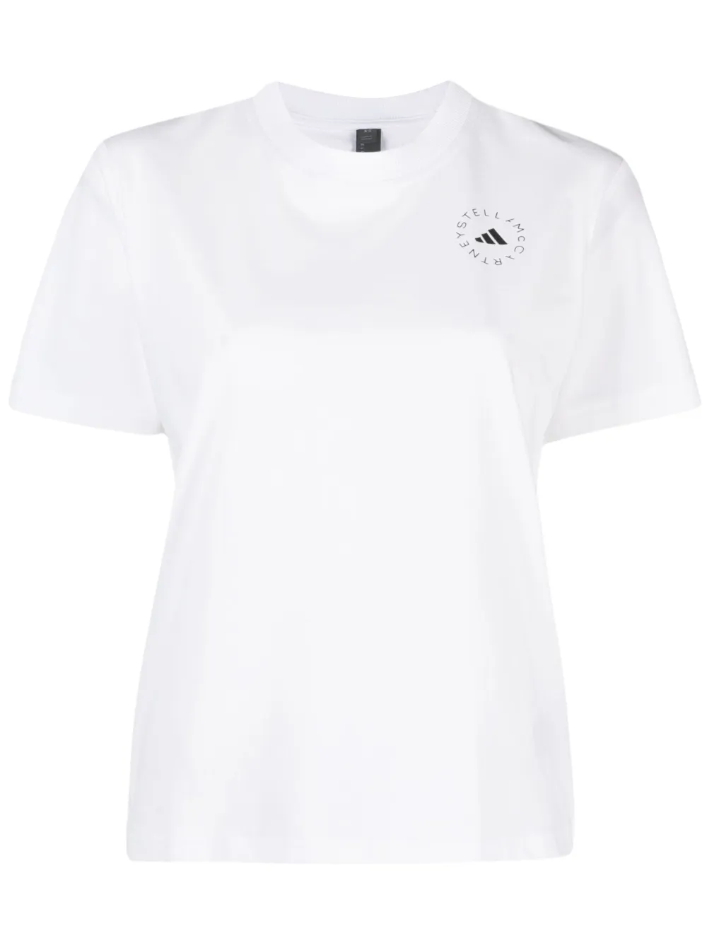 

Футболка с логотипом Adidas by Stella McCartney, белый