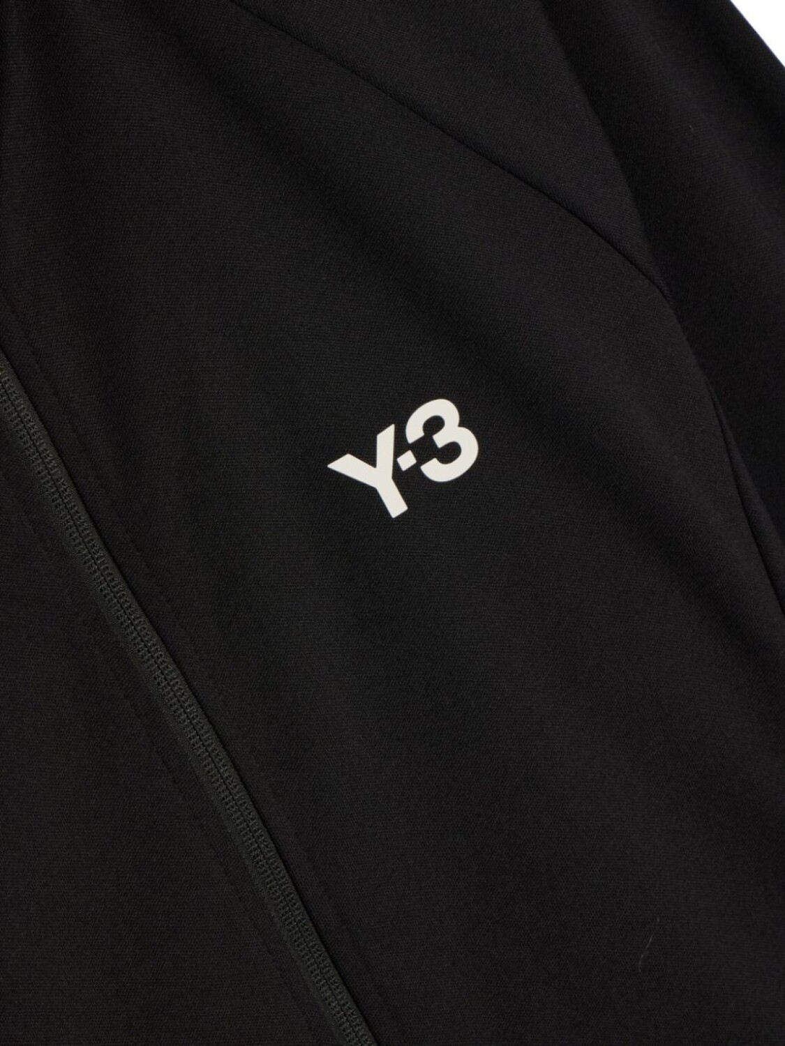 Y-3 спортивная куртка с тремя полосками, черный — фото 4