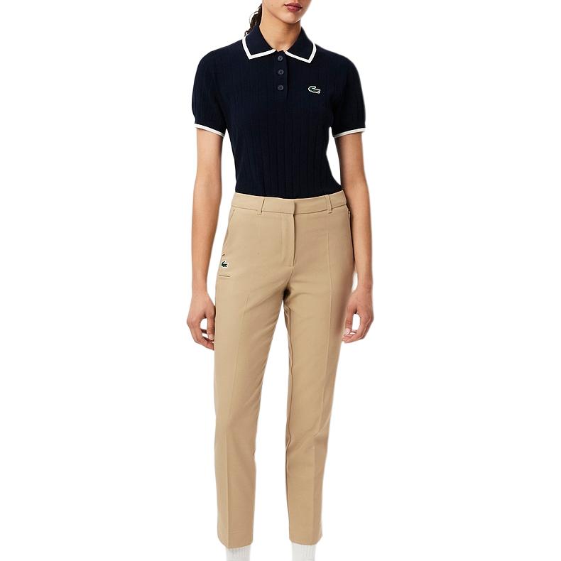 Повседневные брюки LACOSTE 02S/Milk Coffee, молочный кофе — фото 3