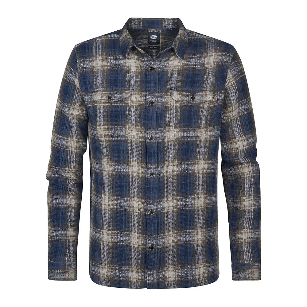 

Рубашка с длинным рукавом Petrol Industries M-3050-SIL422, синий