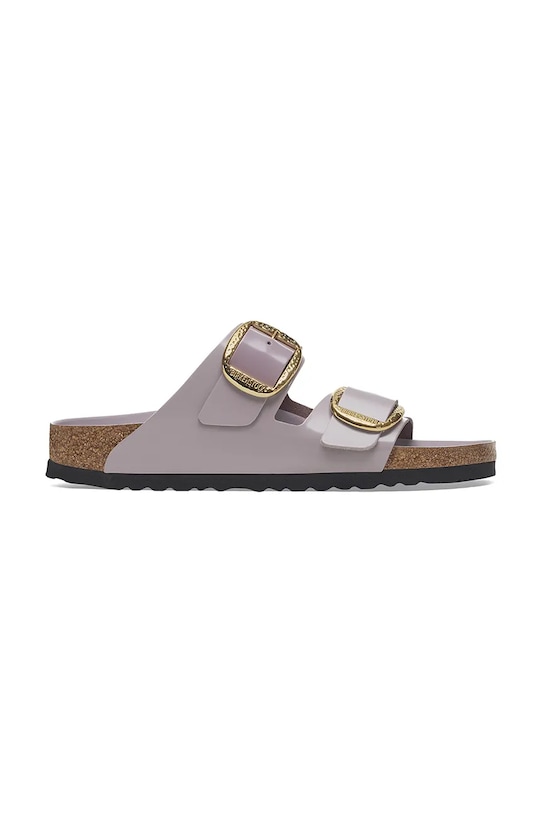 Кожаные шлепанцы Arizona с ремешком и пряжкой Birkenstock, фиолетовый