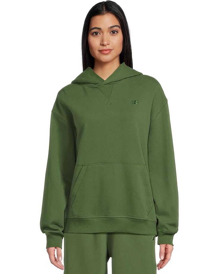 

Женский худи New Balance Athletics French Terry, Dark Alpine Green, Зеленый, Женский худи New Balance Athletics French Terry, Dark Alpine Green