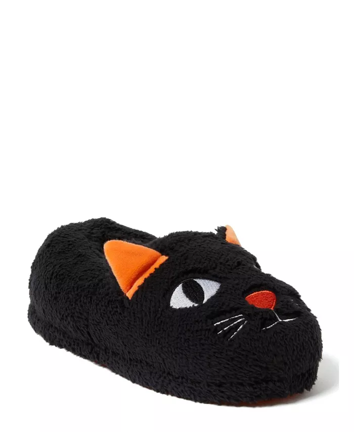 Унисекс взрослые домашние тапочки Halloween Critter с закрытой пяткой Dearfoams, черный — фото 2