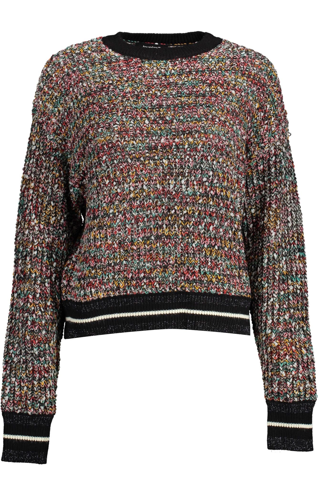

Desigual Enigmatic свитер с контрастными женскими деталями, черный
