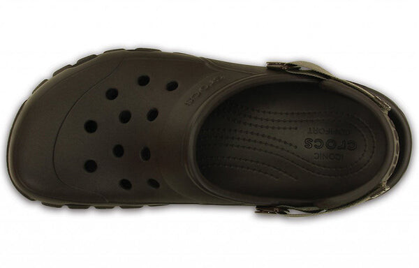 Сандалии minimalistic wear-resistant cozy sports brown sandals Crocs, коричневый — фото 3