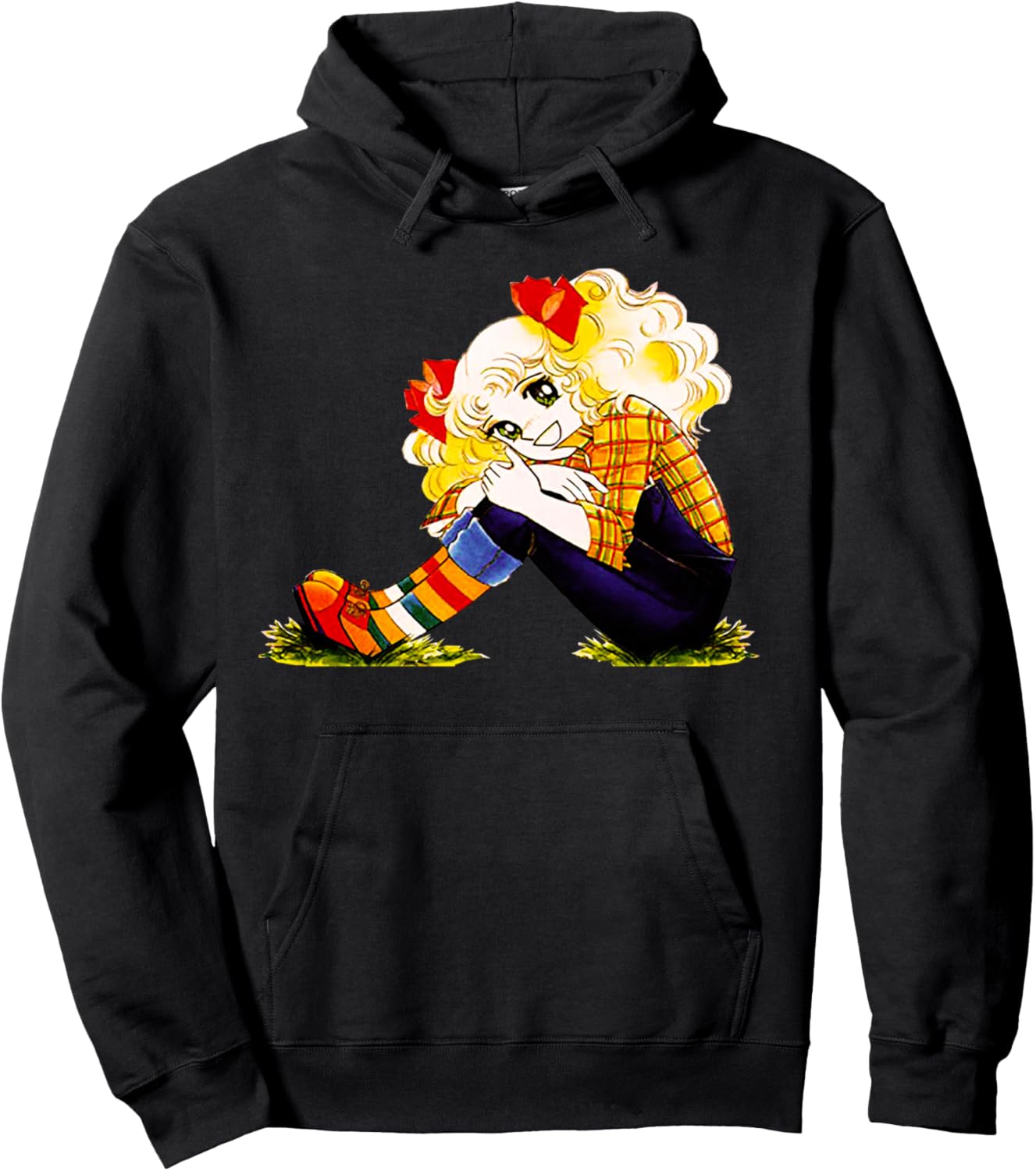 

Японские сладости, ретро, винтаж, 80-е, уличная одежда, аниме, манга, худи Erk Fashion, черный