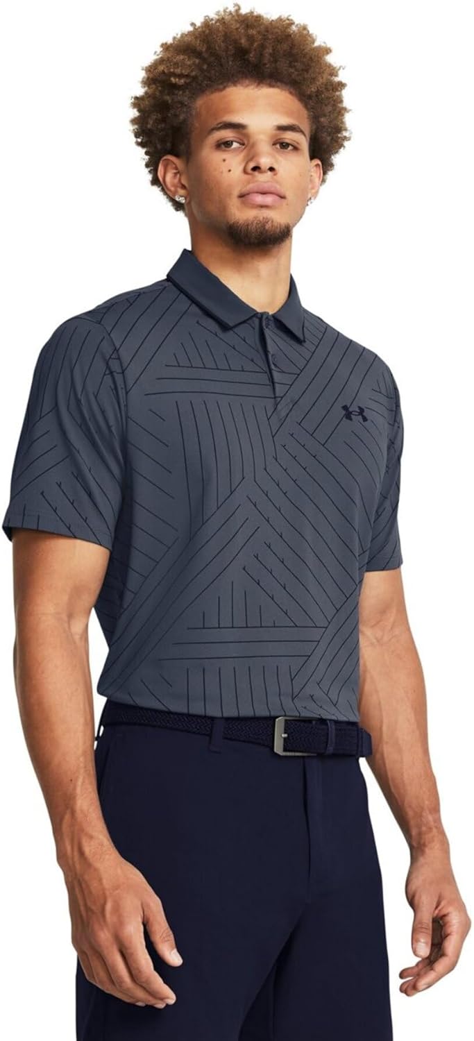 

Мужская футболка-поло Under Armour Golf UA Isochill Edge, темно-синий