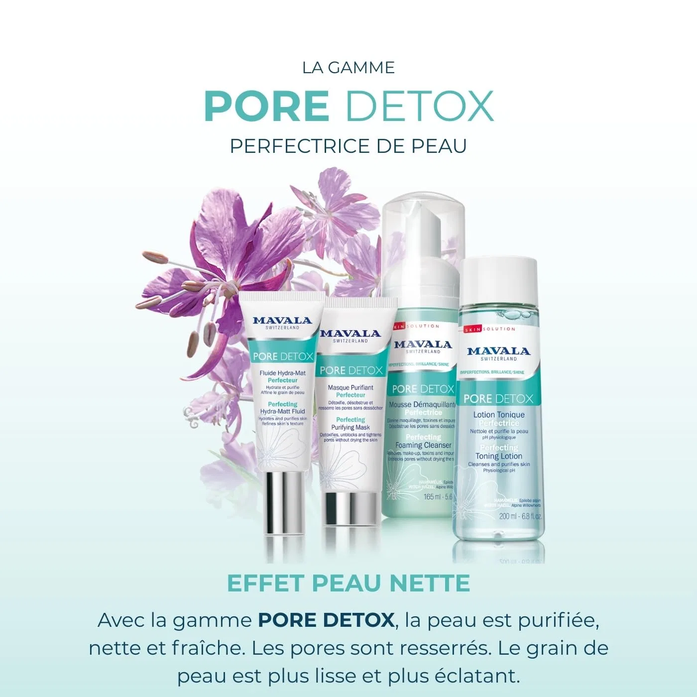 Лосьон Mavala — Очищающий тонизирующий для лица «Pore Detox» от , Pore Detox — фото 4
