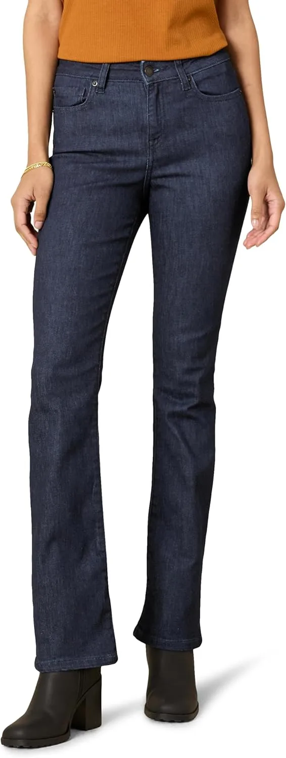 

Amazon Essentials Женские джинсы Mid-Rise Stretchy Slim Bootcut