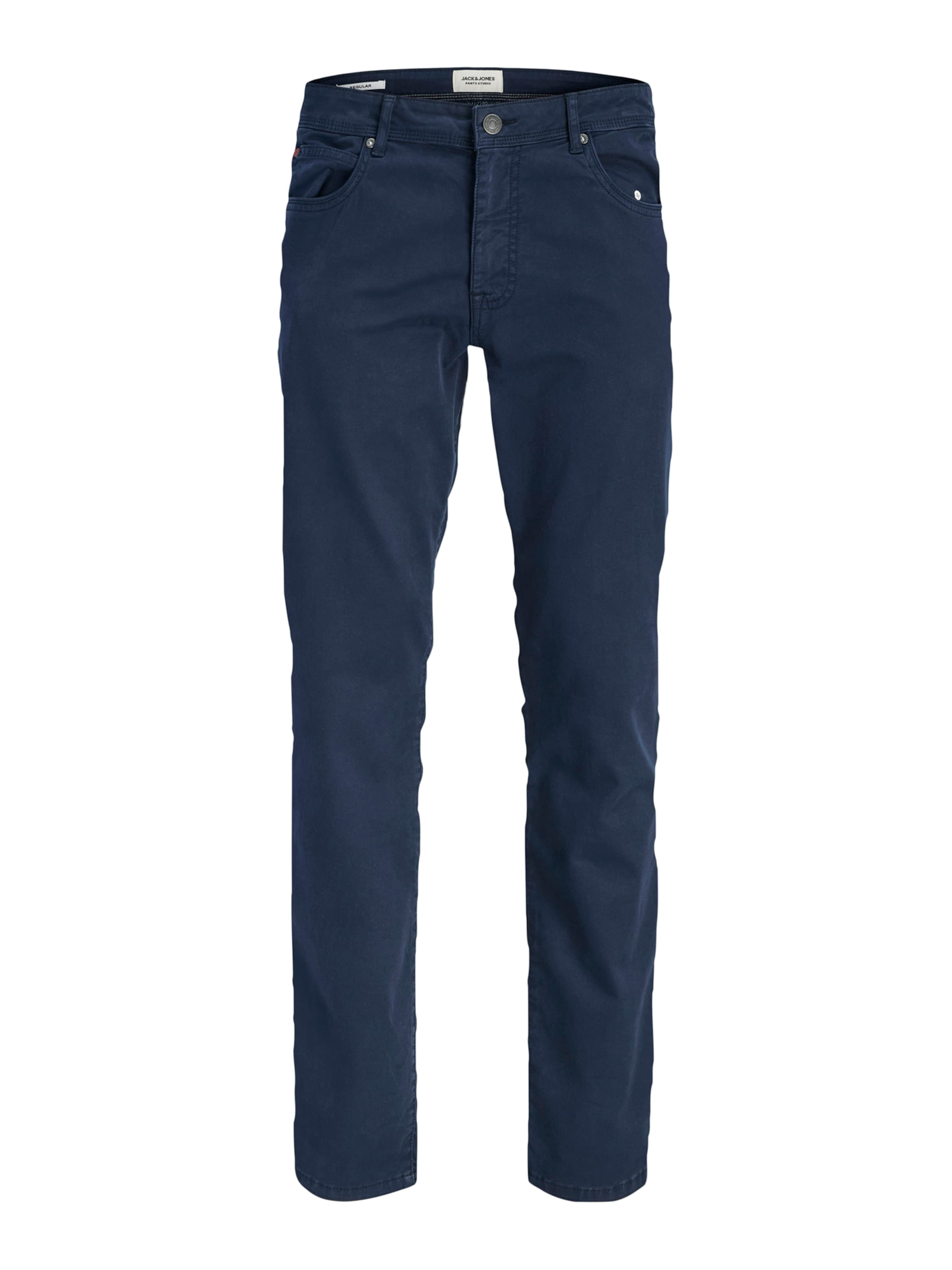 

JACK & JONES Обычные брюки 'JPSTClark Finn' в цвете Navy