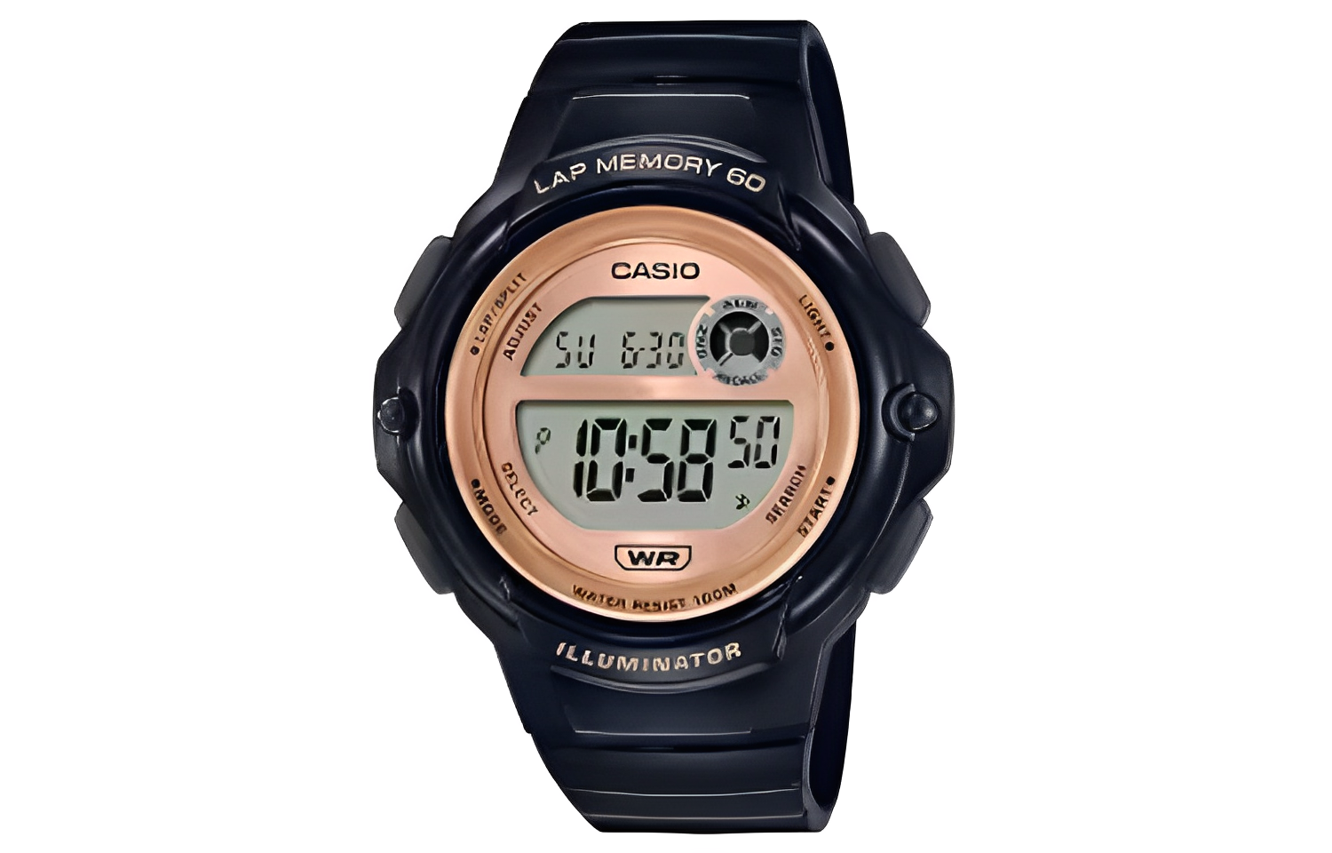 

Мужские цифровые часы серии 40,5 мм Coffee CASIO