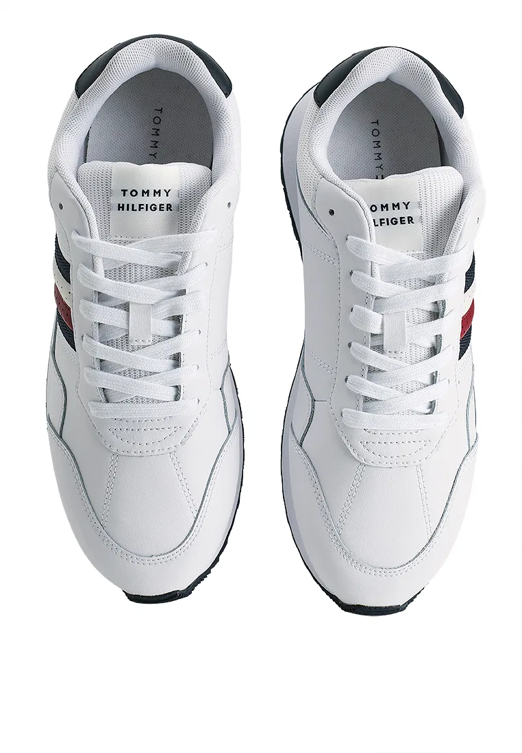 Кроссовки, EVA и кожаные полоски, Tommy Hilfiger, белый — фото 4