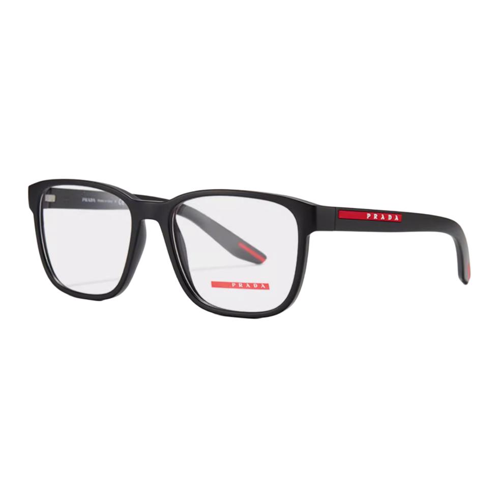 

Нейлоновая прямоугольная оправа для очков унисекс разноцветная PRADA, черный