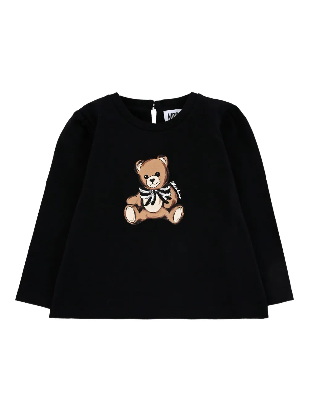 

Лонгслив с принтом Teddy Bear Moschino Kids, черный