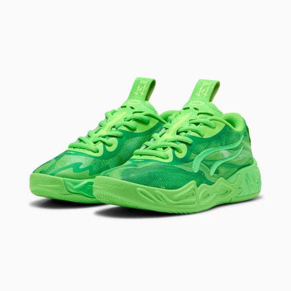 Баскетбольные кроссовки для маленьких детей Puma X Lamelo Ball Mb.04 Lo Team, зеленый — фото 2