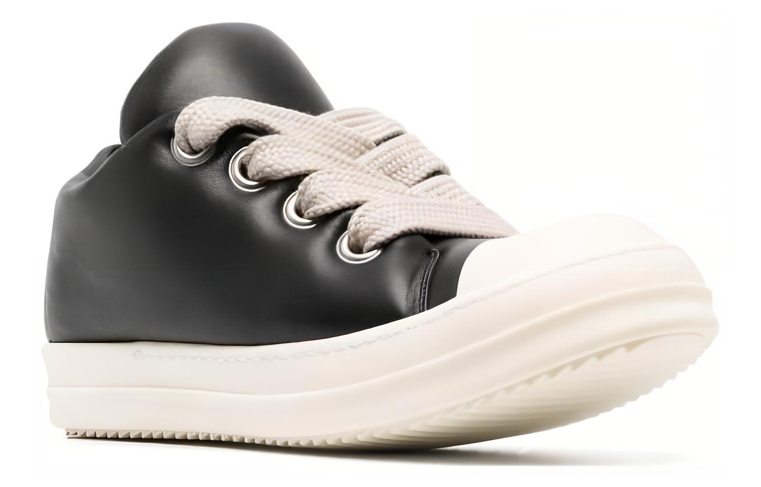 Женские кроссовки RICK OWENS с массивными шнурками черные — фото 2