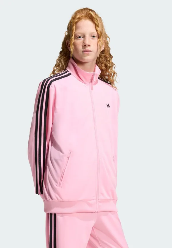 Свободная тренировочная куртка firebird для легкой атлетики Adidas Originals, Light Pink/Black