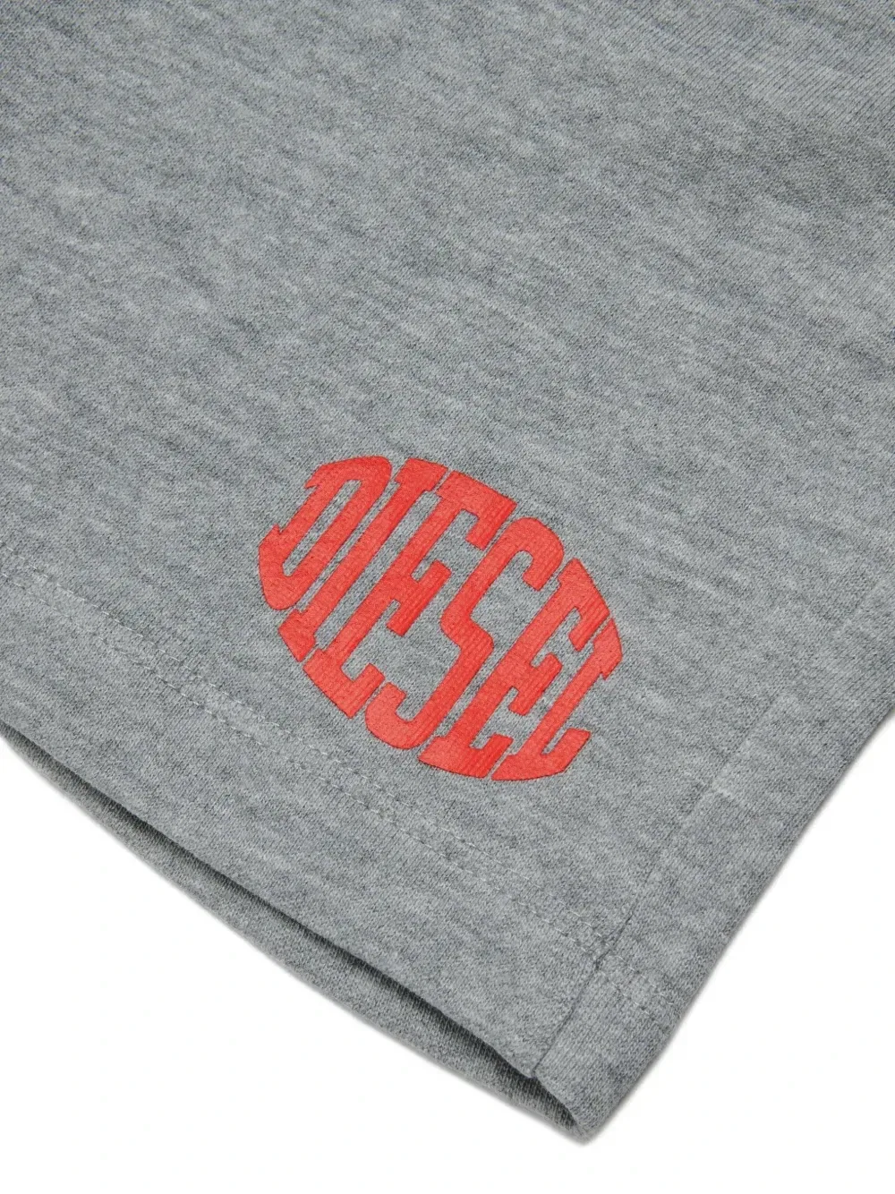 Спортивные шорты с графичным принтом Diesel Kids, серый — фото 4