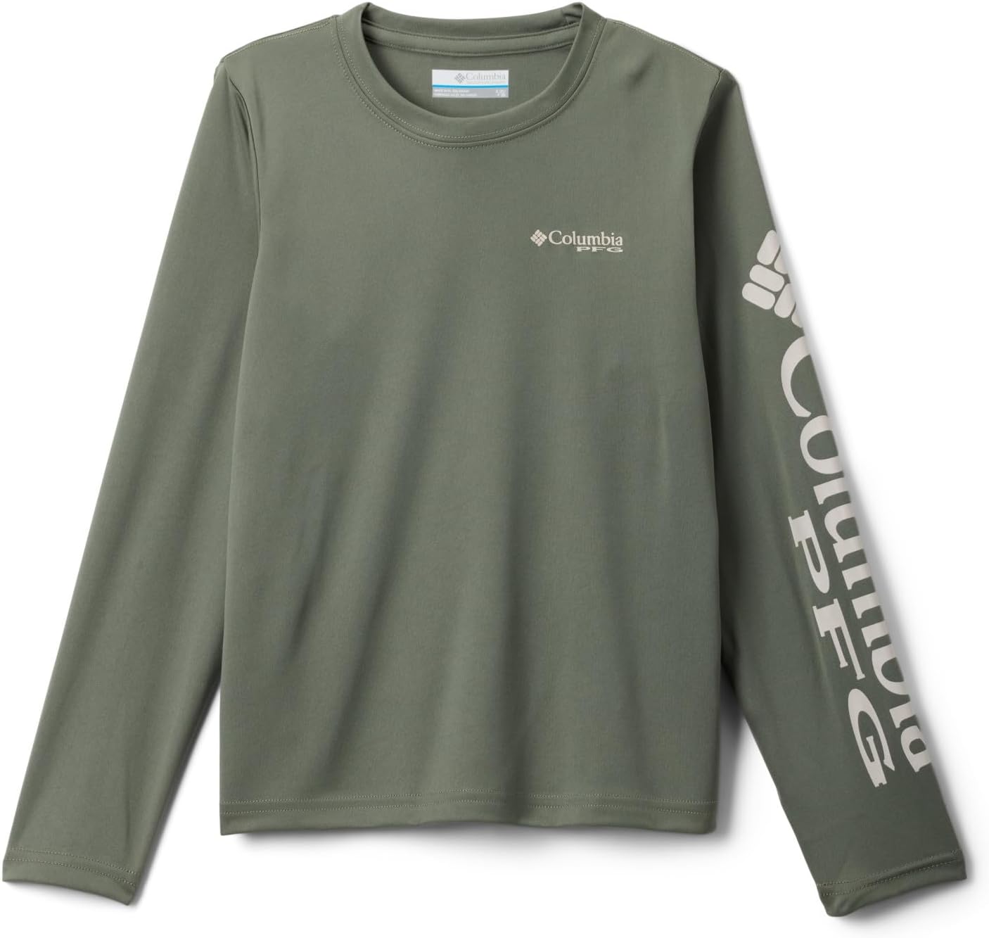 

Columbia boys Terminal Tackle футболка с длинным рукавом, Cypress/Dark Stone Logo