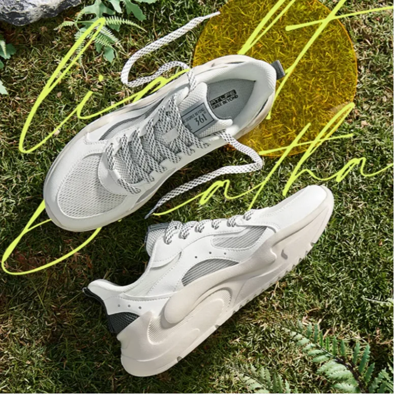 361° Кроссовки мужские casual Cloud Comfort 4.0 низкие белые черные — фото 4