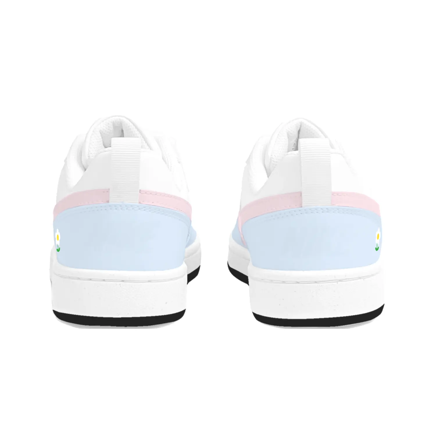 Кроссовки для скейтбординга Court Borough LOW RECRAFT для детей и подростков Nike, синий/розовый — фото 4