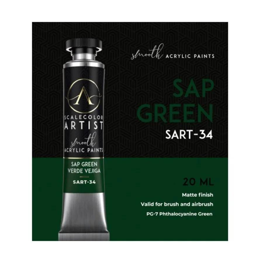 

Сок Зеленый, Scalecolor Artist Paints - Blues, Greens, and Purples