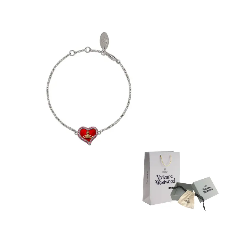 

Vivienne Westwood Браслеты из латуни и искусственного хрусталя, унисекс, серебристый