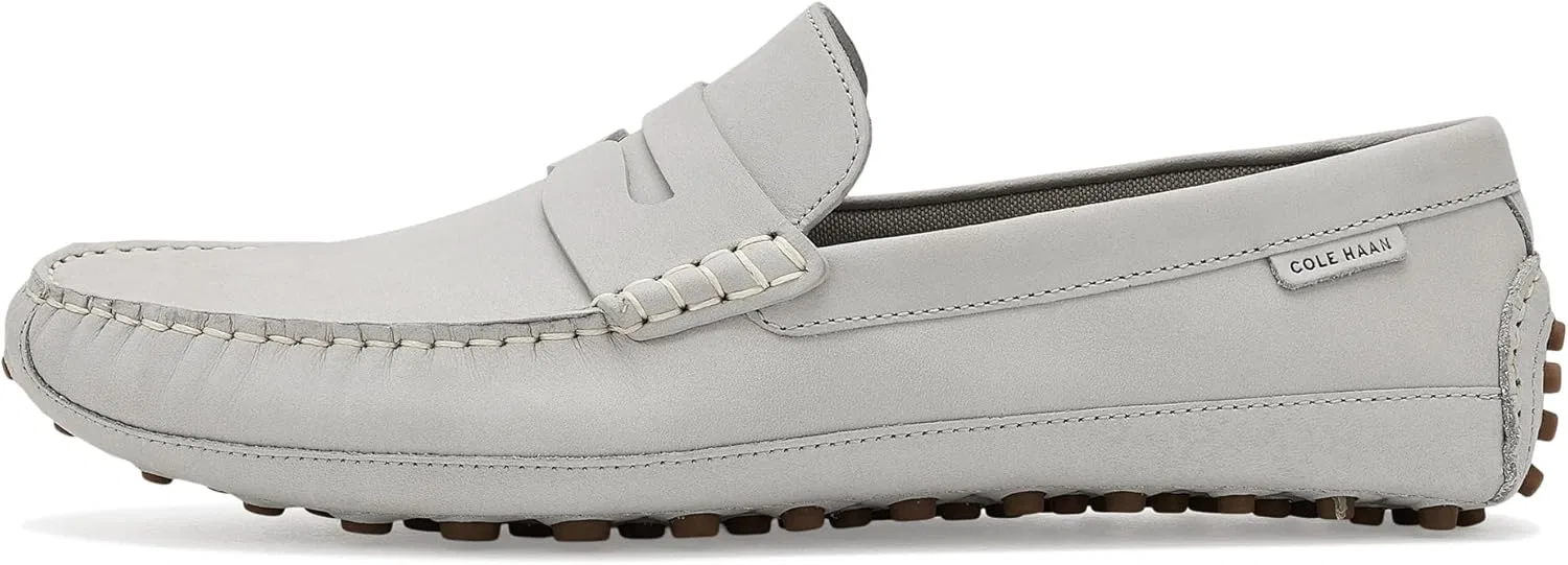 Лоферы мужские Cole Haan, серый замшевый нубук — фото 4