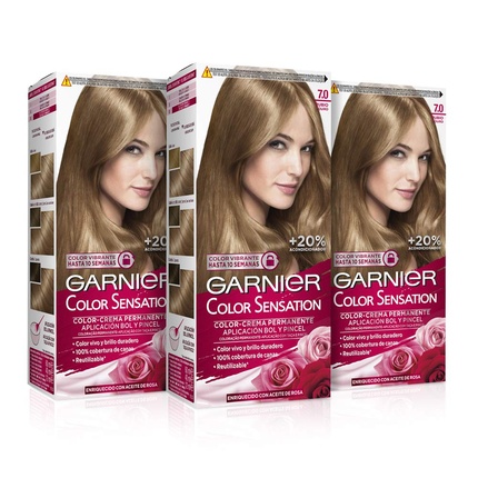 

Краска для волос Color Sensation 7.1 Diamond Blonde Garnier