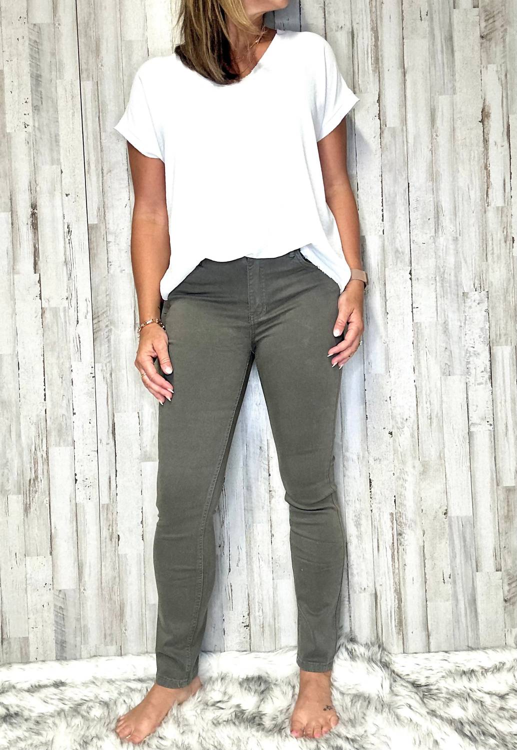 

Брюки Dior Stretch Twill в оливковом цвете CHARLIE B