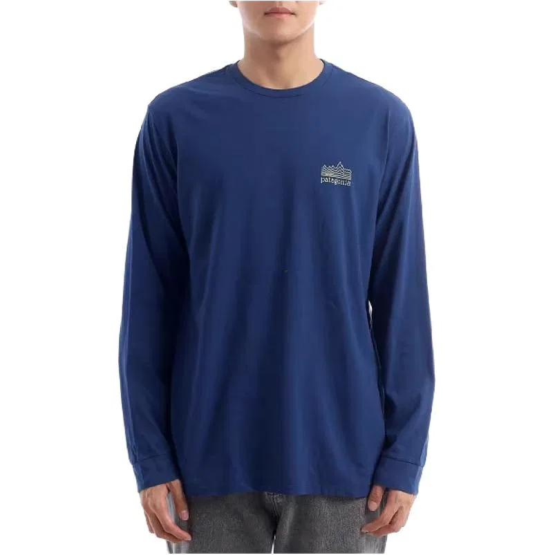 Футболка Patagonia Crew Neck синяя