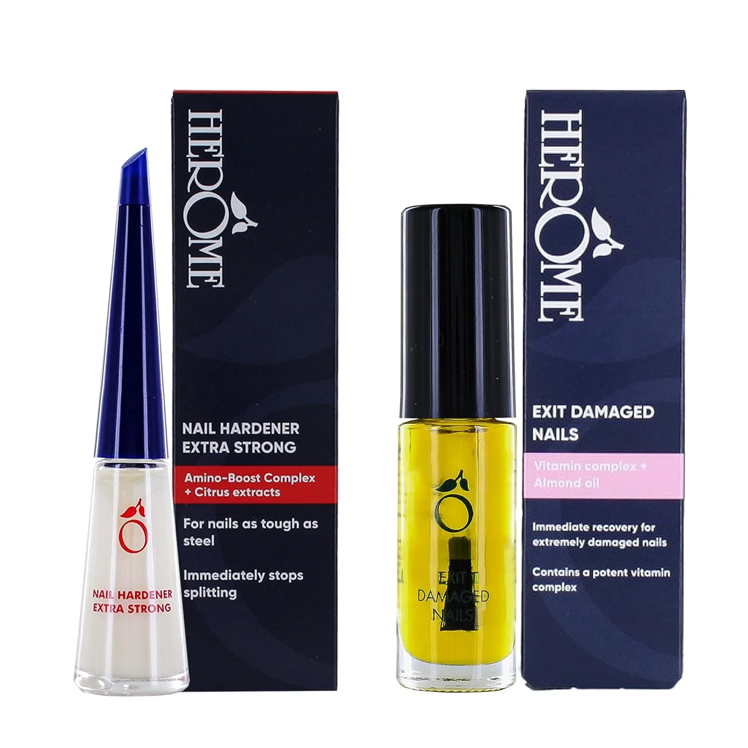 Набор для ухода за ногтями Herome Combi Pack End Extremely Damaged Nails, 7 + 10 мл Herome