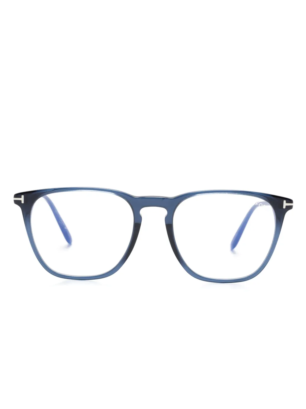 

Очки трапециевидной формы TOM FORD Eyewear, синий