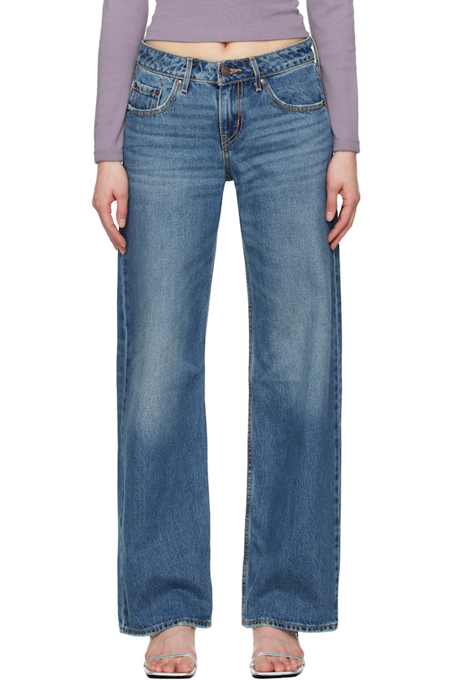 

Низкие свободные джинсы Levi'S, мультиколор