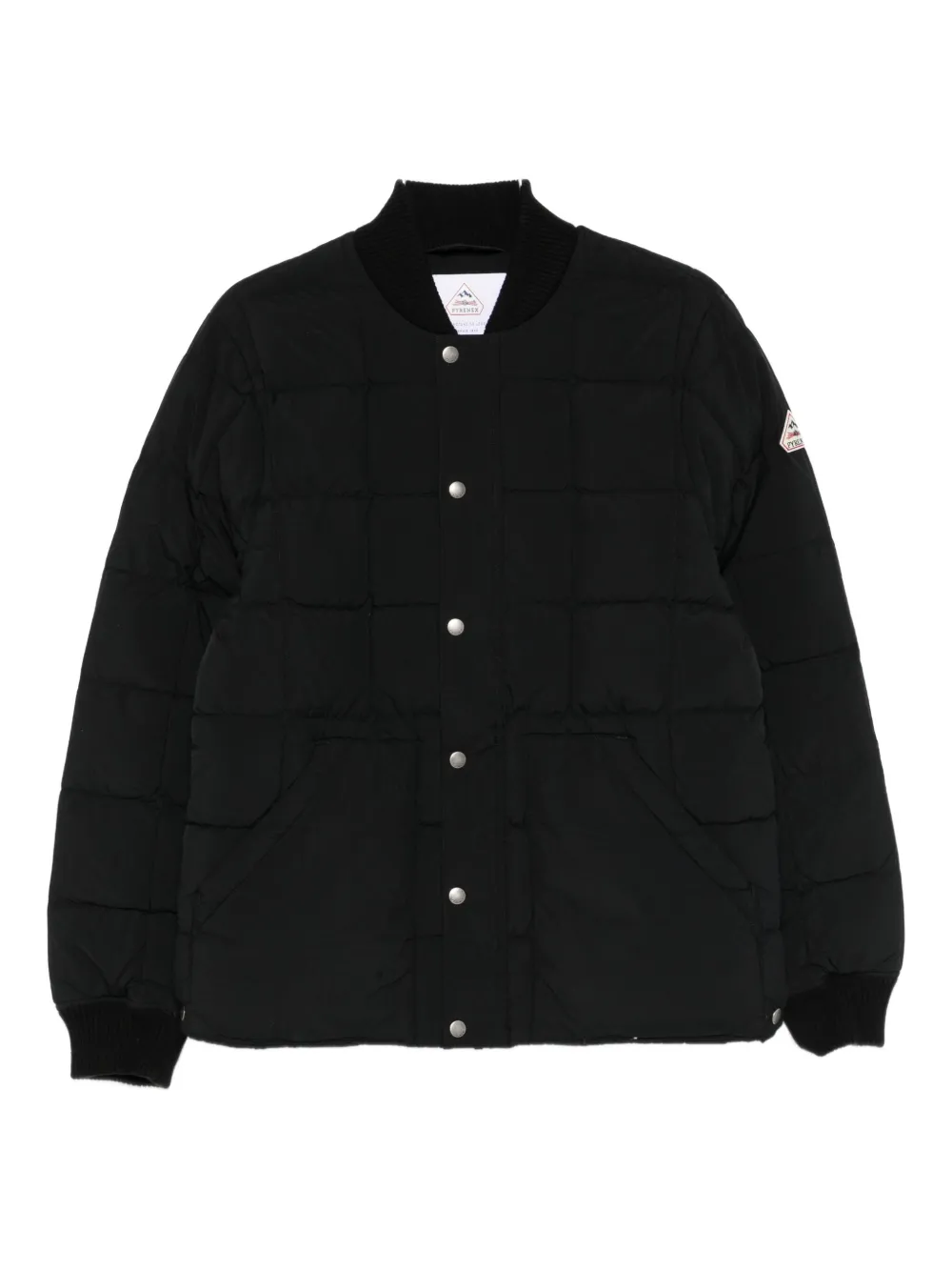 

Стеганая куртка на кнопках Pyrenex, черный