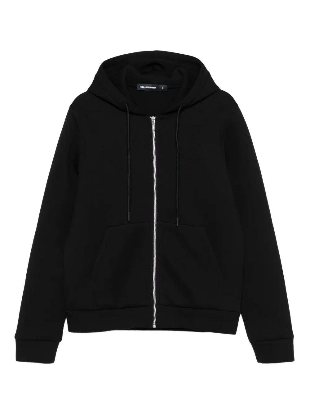 

Толстовка на молнии KARL LAGERFELD, черный