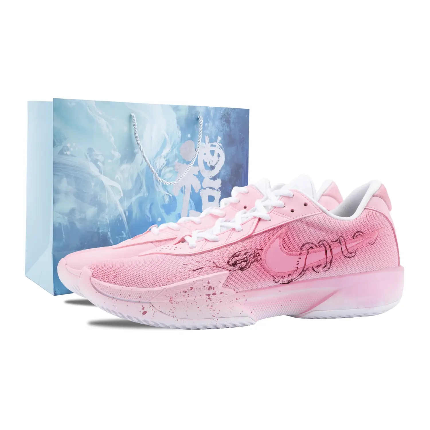 

Nike Кроссовки для баскетбола Air Zoom G.T. Cut Academy Pink Mamba Abrasion Resistant Unisex розовые