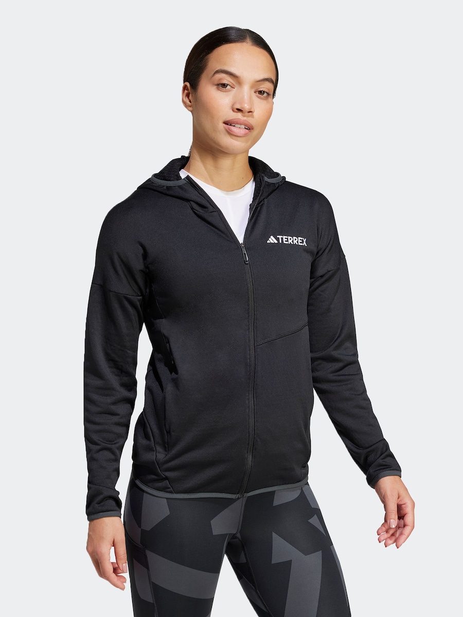 Спортивная флисовая куртка ADIDAS TERREX Xperior, черный — фото 3