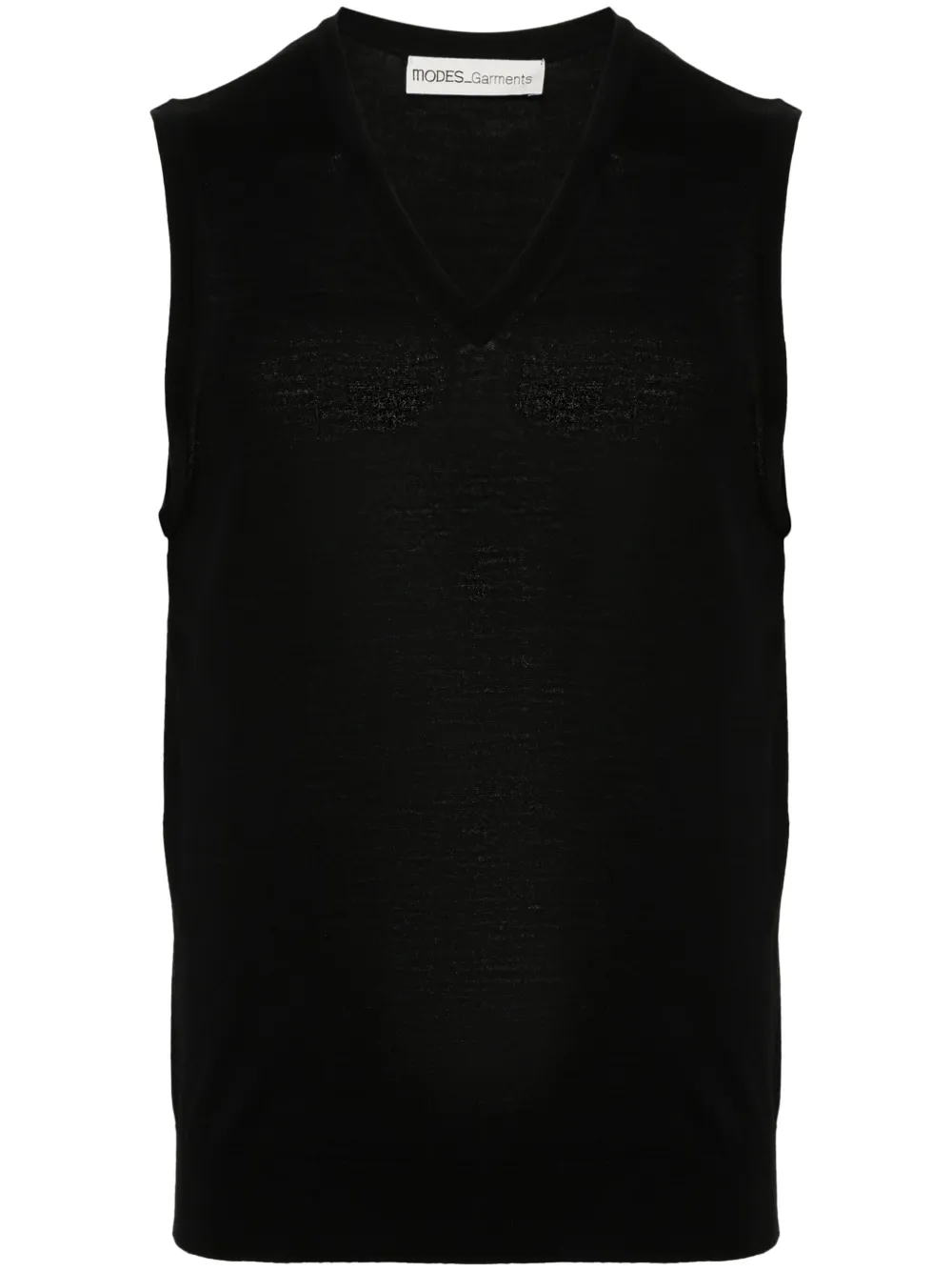 

Жилет из шерсти мериноса MODES GARMENTS, черный