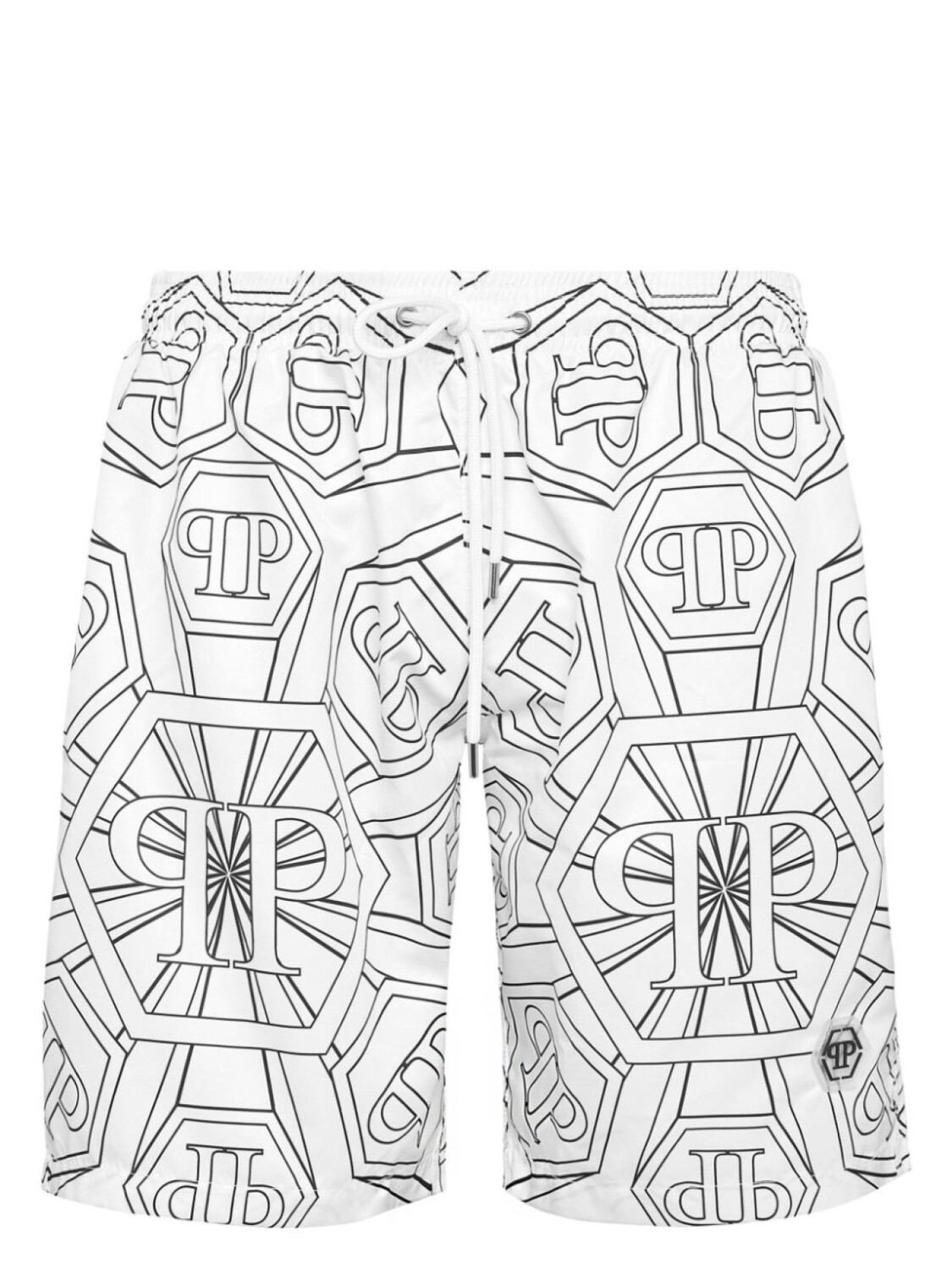 

Шорты для плавания с монограммой Philipp Plein, белый