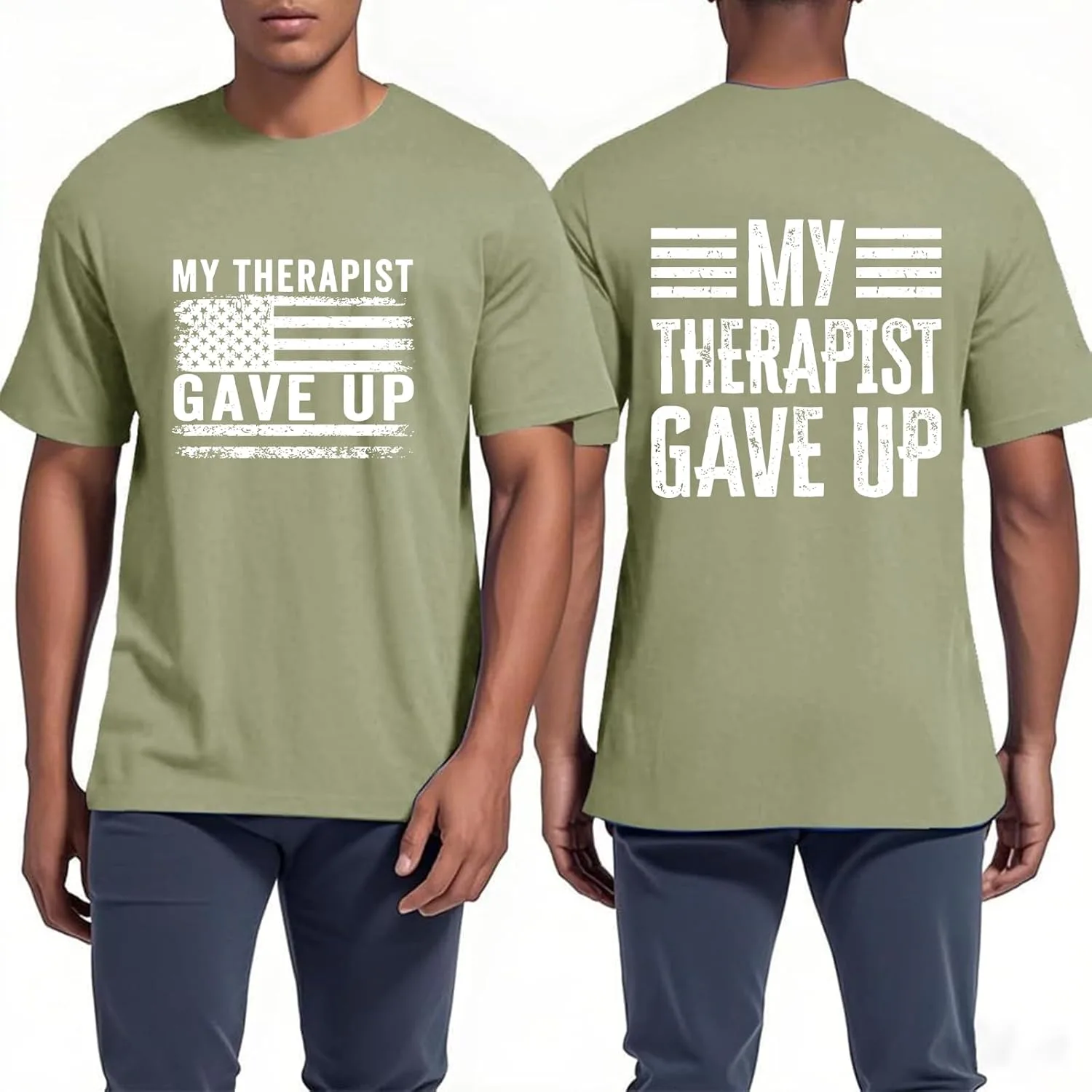 

Футболка My Therapist Gave Up с принтом для мужчин fucfows