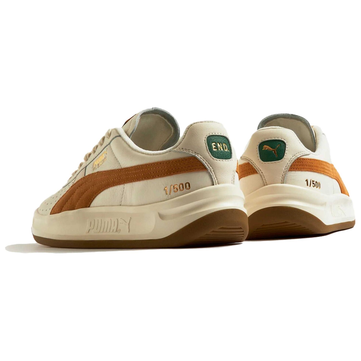 Кроссовки Puma GV Special Skateboarding Shoes Unisex Low-top Brown/off-white, коричневый — фото 4