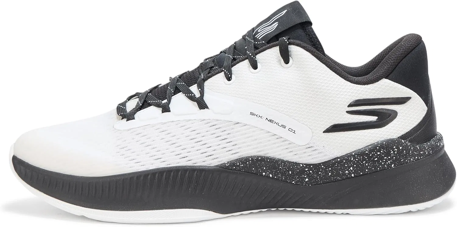 Мужские баскетбольные кроссовки Skechers Skx Nexus, White Black — фото 2