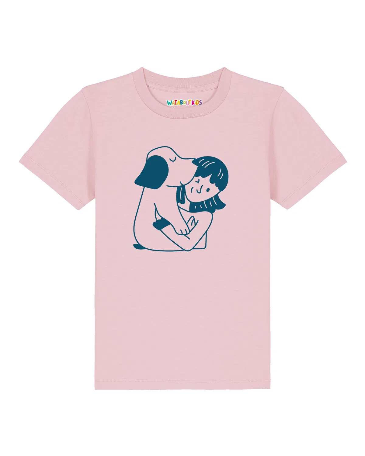Футболка 'Mädchen und Hund' Watabout.Kids, Rose