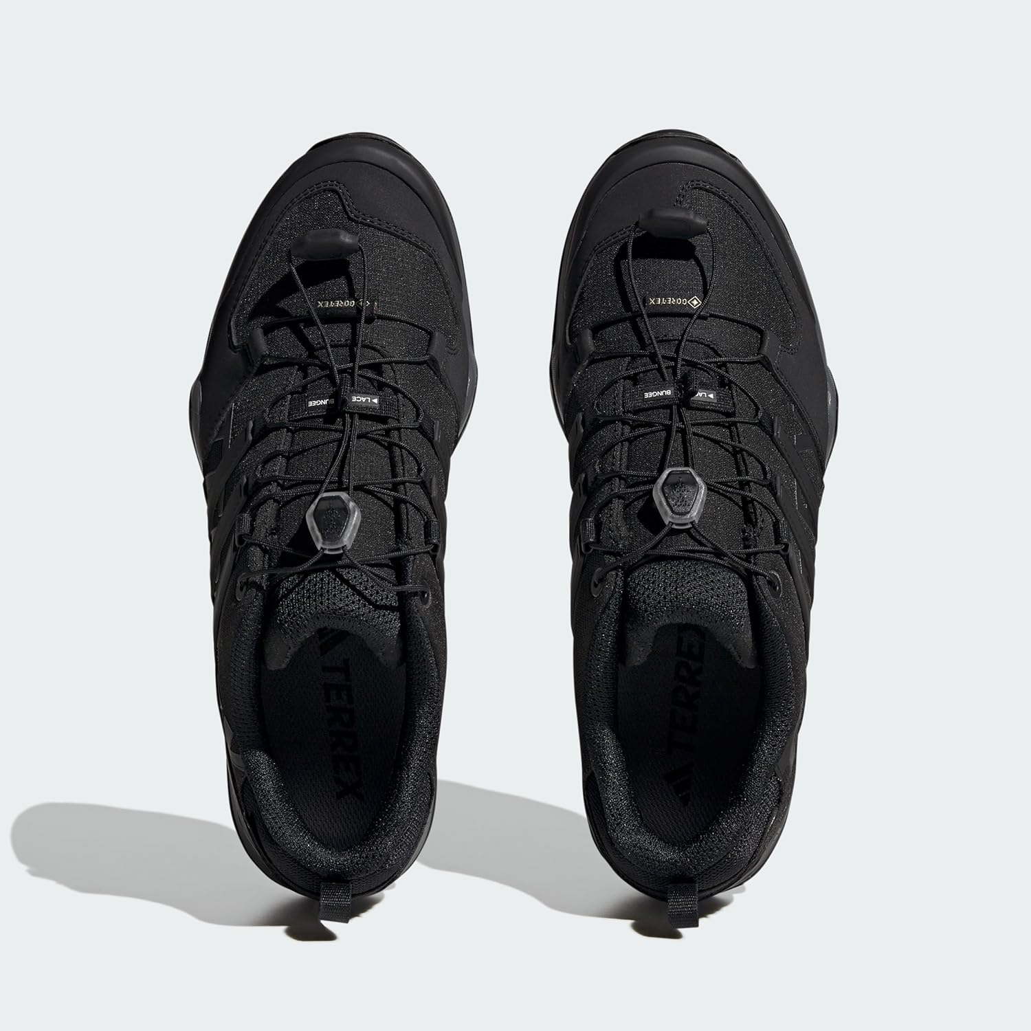 Мужские походные кроссовки adidas Terrex Swift R2 с Gore-tex, черный/серый — фото 4