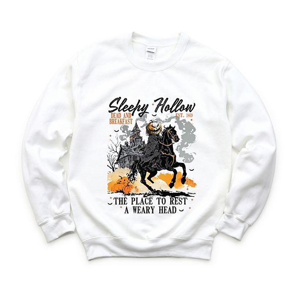 

Свитшот Sleepy Hollow Dead and Breakfast Simply Sage Market, White