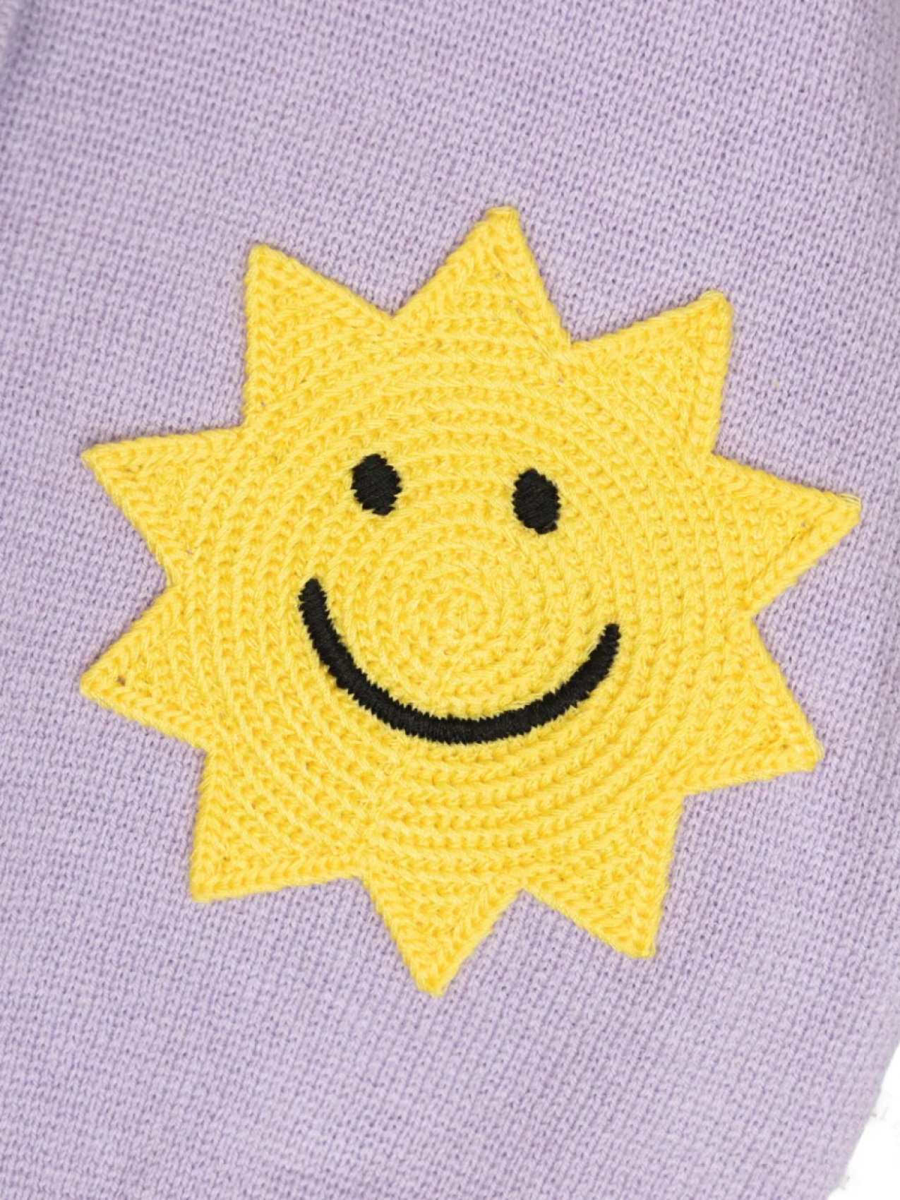 Кардиган с нашивками Stella McCartney Kids, фиолетовый — фото 3