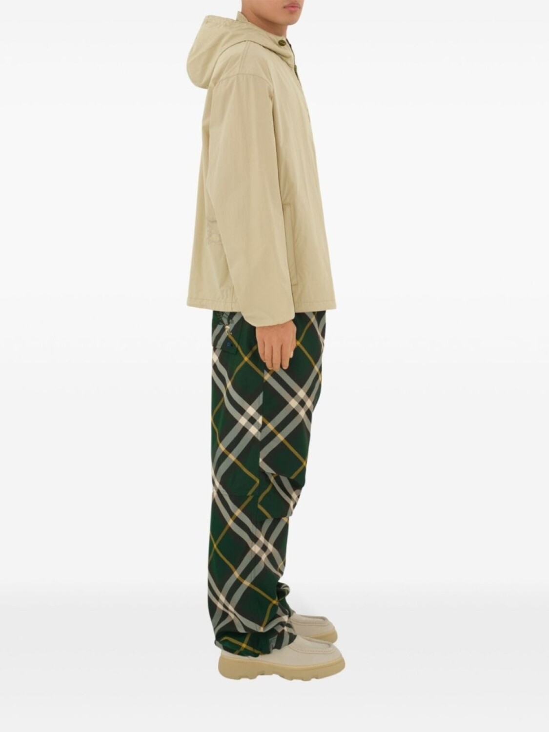 Ветровка Burberry Nylon Pullover, унисекс, бежевый — фото 3